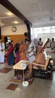 HH Swamiji's departure from SCM Bangalore (16 July 2026). Picture Courtesy: Shri Chandrashekhar Padubidri